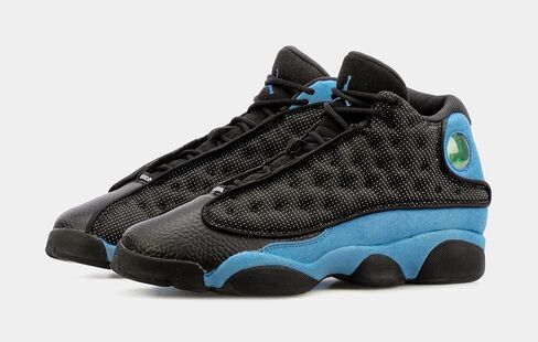 Jordan Big Kid's 13 Retro Black/University Blue-White (884129 041) - 4.5 in Saudi Arabia