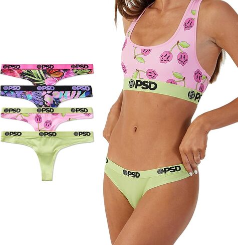PSD Women's Playboy Thong - Minimal Coverage Women's Underwear - Comfortable Stretch Panties for Women in Kuwait