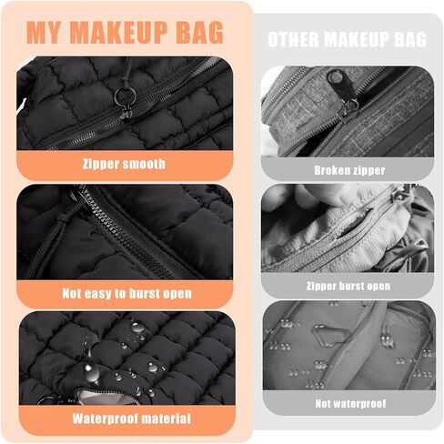Quilted Tote Bag, Large Carryall Shoulder Hobo Bag, Lightweight Puffer Design in Saudi Arabia