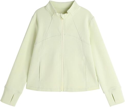 الفتيات zip up عرضة سترة غير رسمية قمصان طويلة الأكمام in Kuwait