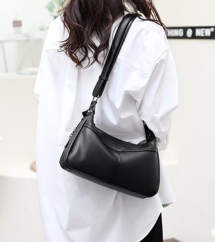 Trendy Hobo Bags for Women Crossbody Small Shoulder Purse Genuine Leather Handbags for Everyday and Office Style in Saudi Arabia