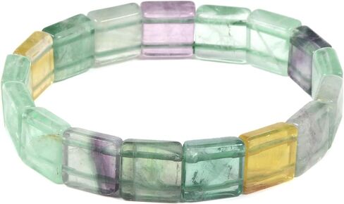 Gem Semi Precious Gemstone Shaped beads Bracelets Stretch Bracelet 7 Inches in Saudi Arabia