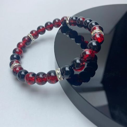 Beaded Stretch Bracelets for Women Garnet Bracelet for Financial Manifestation Jewelry Gift Perfect for Financial Growth in Saudi Arabia