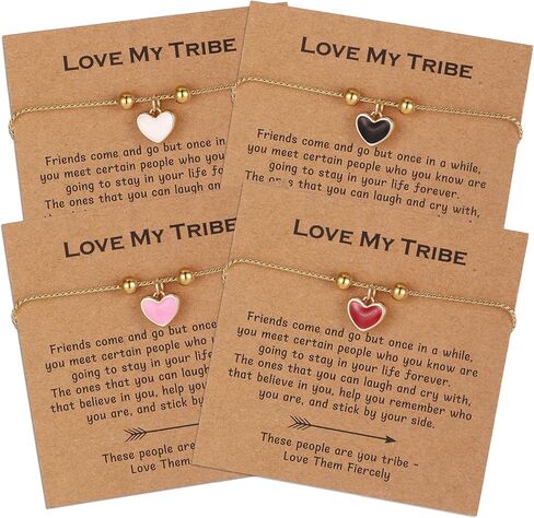 Friendship Gifts for Women, Matching Friendship Bracelets for 1/2/3/4 Best Friend Birthday Christmas Valentines Day Gifts for Her in Saudi Arabia
