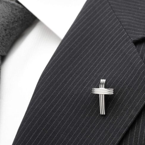 Cross Stainless Steel Lapel Pin in Saudi Arabia
