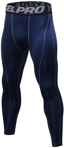 Men's Quick Dry Compression Workout Pants Moisture Wicking Muscle Supporting Gym Leggings in Saudi Arabia