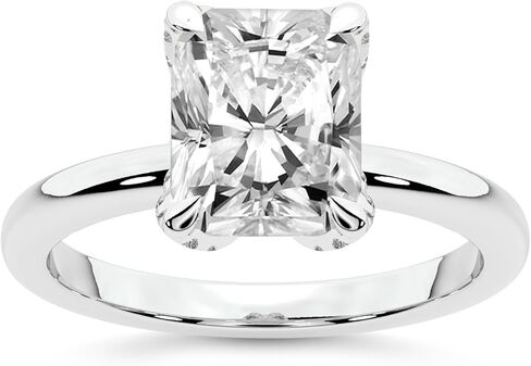خاتم خطوبة من الألماس من FRIENDLY DIAMONDS Lab Grown للنساء 0.50-6 قيراط معتمد من IGI | باللون الأبيض أو الأصفر أو الذهبي الوردي عيار 14 أو 18 قيراط | مابيل بيتال خاتم الماس سوليتير | جودة FG-VS1-VS2 in Saudi Arabia