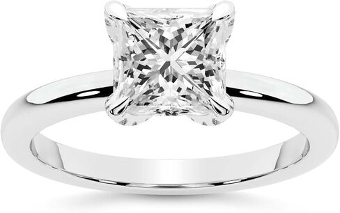 خاتم خطوبة من الألماس من FRIENDLY DIAMONDS Lab Grown للنساء 0.50-6 قيراط معتمد من IGI | باللون الأبيض أو الأصفر أو الذهبي الوردي عيار 14 أو 18 قيراط | مابيل بيتال خاتم الماس سوليتير | جودة FG-VS1-VS2 in Saudi Arabia