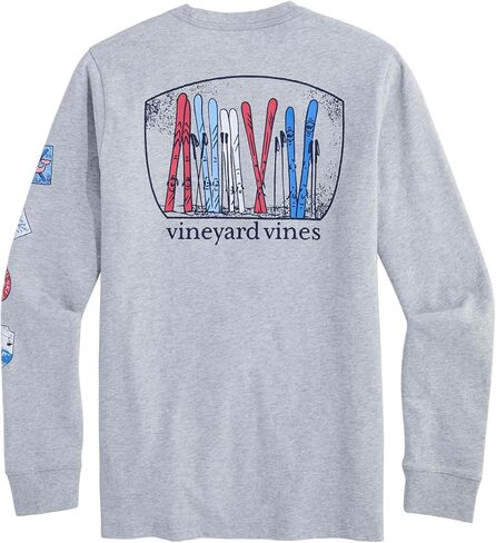 تي شيرت Vineyard Vines Boys Whale Ski Team بأكمام طويلة in Kuwait