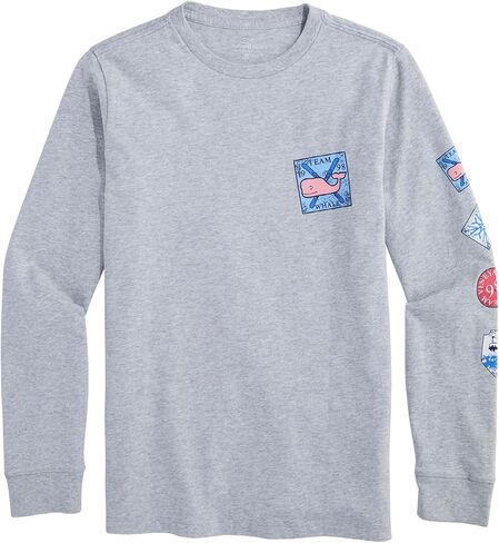 Vineyard Vines Boys Whale Ski Team Long-Sleeve Tee in Saudi Arabia