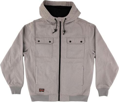 Built To Grind Hooded Mens Independent Canvas Work Jacket in Saudi Arabia