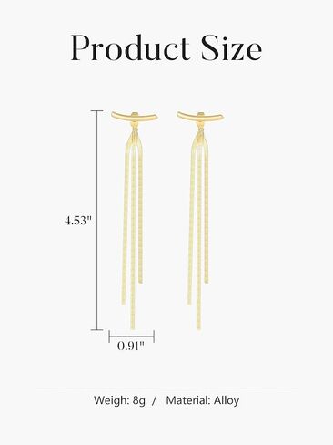 1 Pair Gold Hoop Earrings for Women, Minimalist and Lightweight Style Drop Earrings for Both Casual and Formal Events, Elegance and Trendy Jewelry Accessory, Multiple Styles in Saudi Arabia
