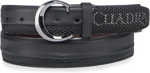 Cuadra Casual Belt for Men in genuine Bovine Leather Black in Saudi Arabia