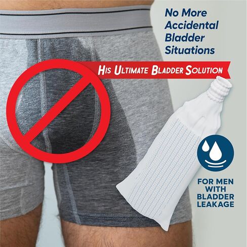 HUBS Bladder Control Device for Men – His Ultimate Bladder Solution | 15 ct Male Bladder Control Device, Urinary Leakage Protection | Discreet, Comfortable & Skin-Safe in Saudi Arabia