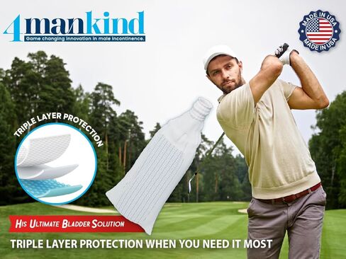 HUBS Bladder Control Device for Men – His Ultimate Bladder Solution | 15 ct Male Bladder Control Device, Urinary Leakage Protection | Discreet, Comfortable & Skin-Safe in Saudi Arabia