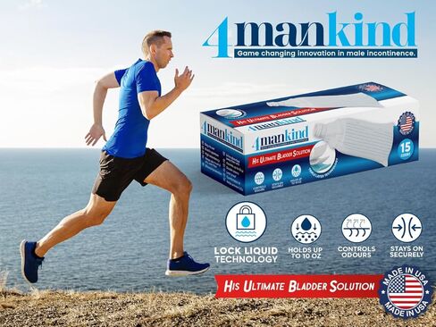 HUBS Bladder Control Device for Men – His Ultimate Bladder Solution | 15 ct Male Bladder Control Device, Urinary Leakage Protection | Discreet, Comfortable & Skin-Safe in Saudi Arabia