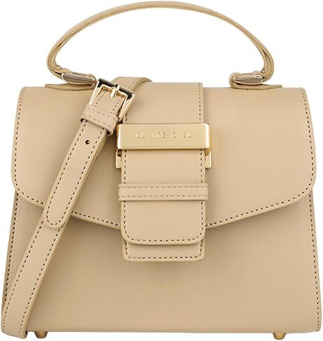 Mer Bag – Women’s Top Handle Handbag, Crossbody Shoulder Bag with Gold Detail, Matte Leather K-Fashion in Saudi Arabia