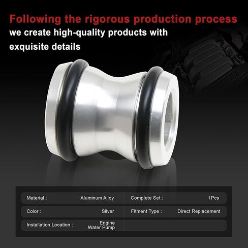 06H121131C مضخة مياه الألومنيوم إلى موصل أنابيب مبرد الزيت بديل STD لمقعد Audi VW Skoda 06H121131D/B/A (1-PCS) in Kuwait