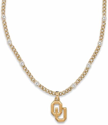 From the Heart Oklahoma Sooners Lydia Gold Necklace Jewelry Gift Licensed OU in Saudi Arabia
