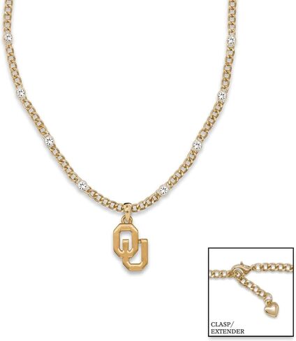 From the Heart Oklahoma Sooners Lydia Gold Necklace Jewelry Gift Licensed OU in Saudi Arabia