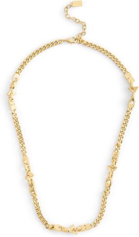 COACH Women's Jumbled Signature Logo Link Necklace in Saudi Arabia
