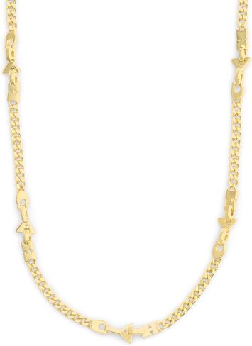 COACH Women's Jumbled Signature Logo Link Necklace in Saudi Arabia