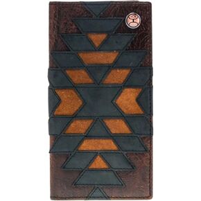 محفظة HOOEY للرجال Kai Patchwork Rodeo - HW031-BRBK مقاس واحد in Kuwait
