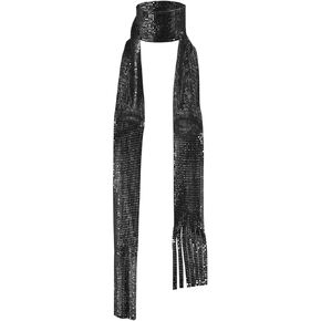 Sequin Neck Tie Scarf for Women Sparkle Sequin Scarf Glitter Long Tie Neckerchief for Nightclub Evening Party in Saudi Arabia