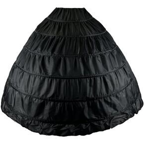 Women's 6 Hoops underskirt Crinoline Petticoat A-line Skirt for Bridal Dress Wedding Dress Underskirt Slip. in Kuwait