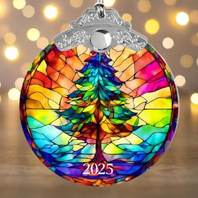 زينة عيد الميلاد 2025 - زينة أنيقة للعطلات، زخارف عيد الميلاد القابلة للتحصيل للشجرة، تبادل هدايا صائد الشمس الأكريليك، زخارف عيد الميلاد 2025 الفريدة لشجرة عيد الميلاد، زينة عيد الميلاد in Kuwait