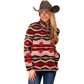 بطانية نسائية AZTEC POLAR FLEECE PULLOVER in Saudi Arabia