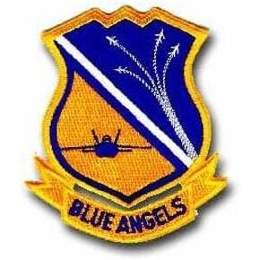 DOGNNAK Navy Patches Blue Angels 3.75" Military Patch in Saudi Arabia