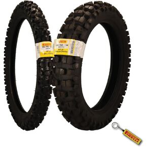 Pirelli MT 21 Rallycross 90/90-21 Front Motorcycle Tire - DOT Approved, Dual-Sport/Enduro, Aggressive Tread for Off-Road & Rally, High-Performance Grip, Fits Adventure & Dirt Bikes with Keychain in Kuwait