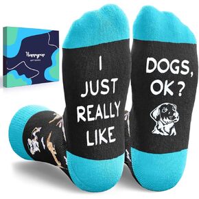 HAPPYPOP Women Men Cat Dog Socks - Gifts for Dog Dad Cat Mom, Pet Lovers Socks for Teens in Saudi Arabia
