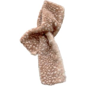 Women's Faux Fur Collar Scarf Wrap Elk Themed Pull-Through Wrap Scarf Shawl Shrug Christmas Neck Warmer in Kuwait