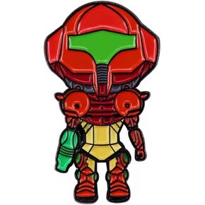 Samus Aran لعبة فيديو Heroine Hero 1.4" شارة دبوس المينا in Kuwait