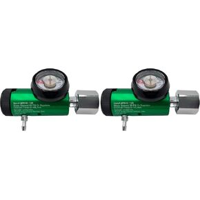 ResOne 15LPM Oxygen Regulator CGA-540#MR540-15B, Adjustable Flow 0-15 LPM - ASTM G175-03 - Aluminum/Brass, Max Inlet: 3000 PSI, Outlet: 50 PSI - Compact 1.38 inches X 6.29 inches in Kuwait