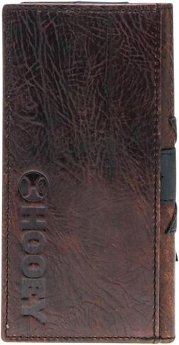 HOOEY Men's Kai Patchwork Rodeo Wallet - HW031-BRBK One Size in Saudi Arabia