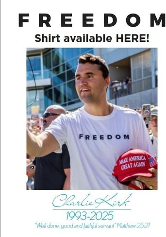 Patriotic Freedom T-Shirt, White Cotton, American Flag Design, Short Sleeve Crew Neck, Casual Wear in Saudi Arabia