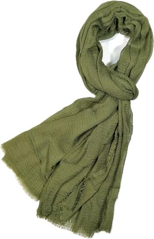 Shanlin Unisex Lightweight Solid Color Scarves for Men & Women – 185 x 90 cm in Saudi Arabia