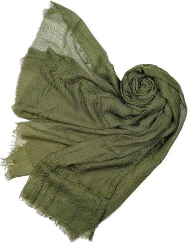 Shanlin Unisex Lightweight Solid Color Scarves for Men & Women – 185 x 90 cm in Saudi Arabia