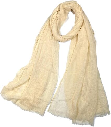 Shanlin Unisex Lightweight Solid Color Scarves for Men & Women – 185 x 90 cm in Saudi Arabia