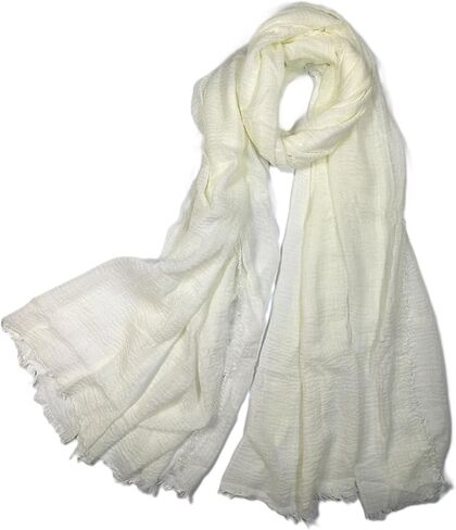 Shanlin Unisex Lightweight Solid Color Scarves for Men & Women – 185 x 90 cm in Saudi Arabia