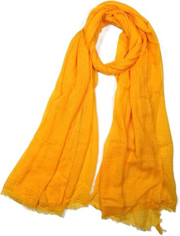 Shanlin Unisex Lightweight Solid Color Scarves for Men & Women – 185 x 90 cm in Saudi Arabia