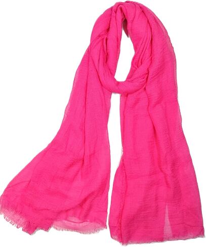 Shanlin Unisex Lightweight Solid Color Scarves for Men & Women – 185 x 90 cm in Saudi Arabia