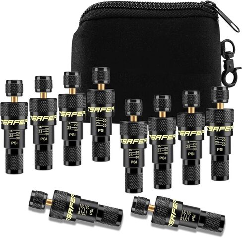 Tire Deflator, 10-30PSI Adjustable Auto-Stop Tire Deflators Offroad Accessories, Air Down Tire Deflators Kit Tool for Rapid Deflator Off Road 4x4 Various Vehicles (Pack of 4) in Kuwait