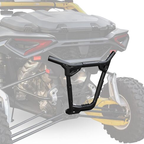 Front Bumper for Can Am Maverick R, Heavy Duty UV-Resistant Powder Coating Brushguard Protector Bar for Can-Am Maverick R X RS 2024+ Models Accessories, Replace #715010071 in Saudi Arabia