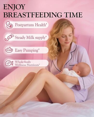 Lactation Support Gummies – Herbal Blend with Fenugreek, Moringa & Fennel – Postnatal Vegan Vitamins B12 & D3 – Natural Breast Milk Booster for Nursing Moms – Raspberry Flavor, 60 Gummies in Saudi Arabia