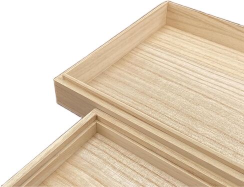 Paulownia Wood Box Kiribako, Unfinished Wooden Box for Craft, Gift Packaging, Handmade Japanese Storage Box for Tea, jewelry, Watch, Decorative, Lightweight Keepsake Box, 10.0×7.35×2.8H inch in Saudi Arabia