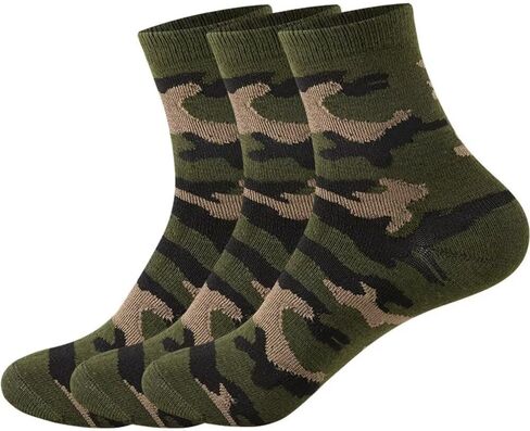 Men's Fashion Colorful Trendy Socks, Camouflage Comfortable Soft Sports 3 Pairs in Saudi Arabia